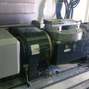 Tilting table for Aerospace parts machining